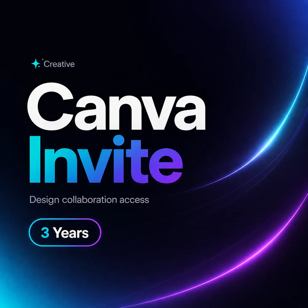 Canva Invite 3 Years